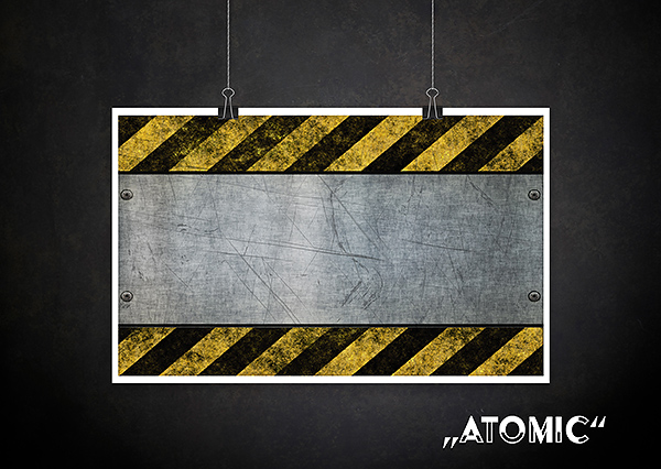 Backdrop Atomic Textur für Fotografen Allmie